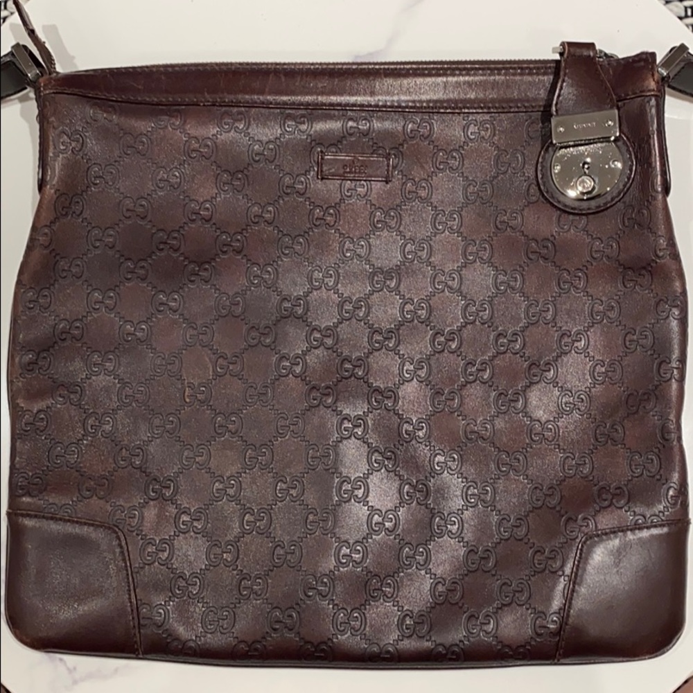 Gucci Guccissima Messenger Bag